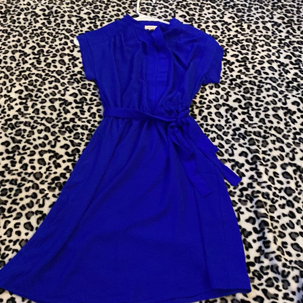 Blue dress